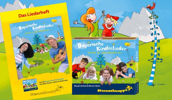 Bayerische Kinderlieder und Lieder zum Tanz in den Mai zum Mitsingen 